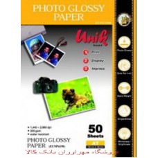 کاغذ فتوگلاسه براق ضداب 13 در 18 سانت 200گرم یونیک